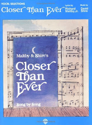 Closer Than Ever Piano/Vocal Selections Songbook 